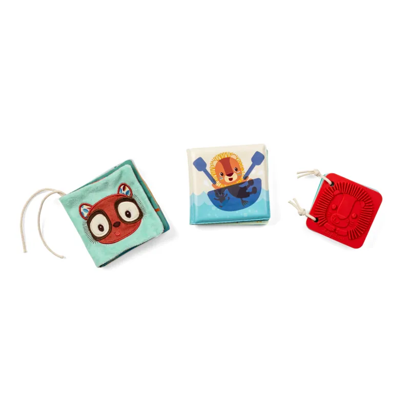 Los tres libros del set Jungla fuera de la caja — Lilliputiens