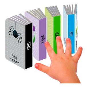 SET DE 8 LIBROS ·MI PRIMERA BIBLIOTECA - LOS COLORES· - Happy Moments Baby