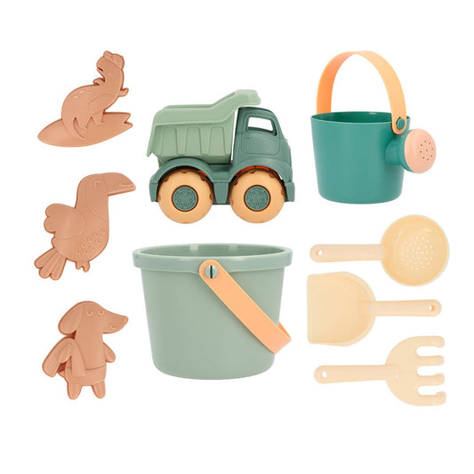 SET DE JUGUETES DE PLAYA O PARQUE ·SEA GREEN· - Happy Moments Baby