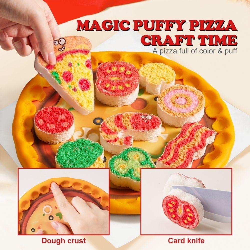 SET DE PINTURA DE ESPUMA JARMELO ·PIZZA· - Happy Moments Baby