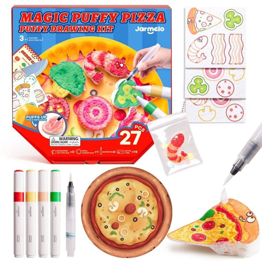 SET DE PINTURA DE ESPUMA JARMELO ·PIZZA· - Happy Moments Baby