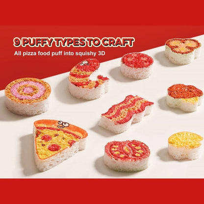 SET DE PINTURA DE ESPUMA JARMELO ·PIZZA· - Happy Moments Baby
