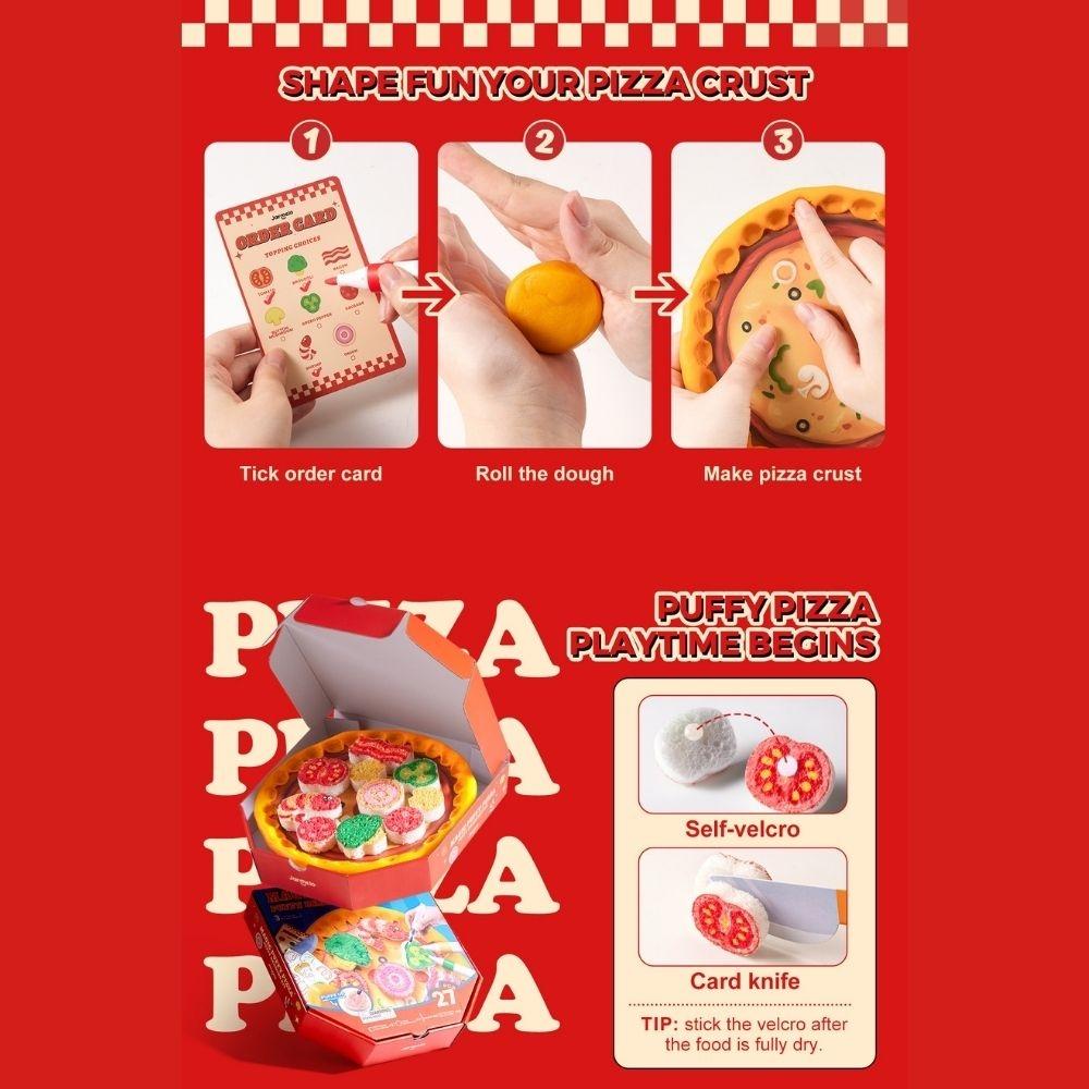 SET DE PINTURA DE ESPUMA JARMELO ·PIZZA· - Happy Moments Baby