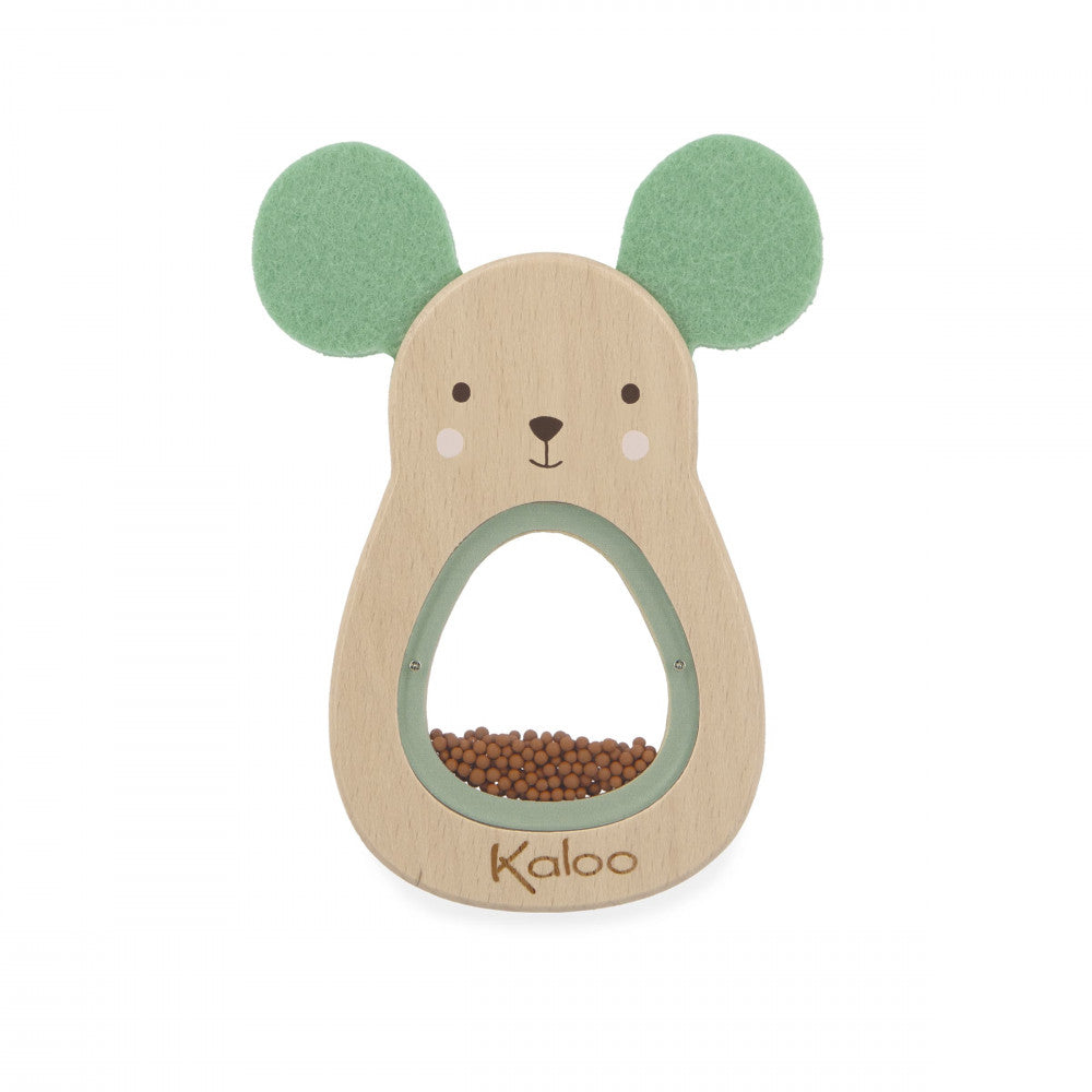 Sonajero de madera Ratón Little Songs de Kaloo