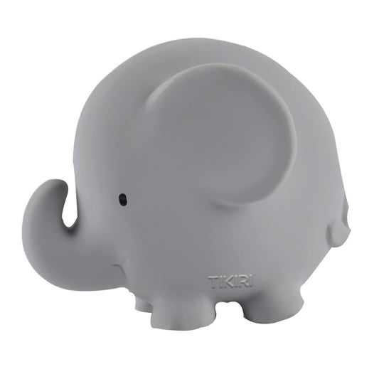 SONAJERO MORDEDOR 100% CAUCHO NATURAL TIKIRI ·ELEFANTE· - Happy Moments Baby