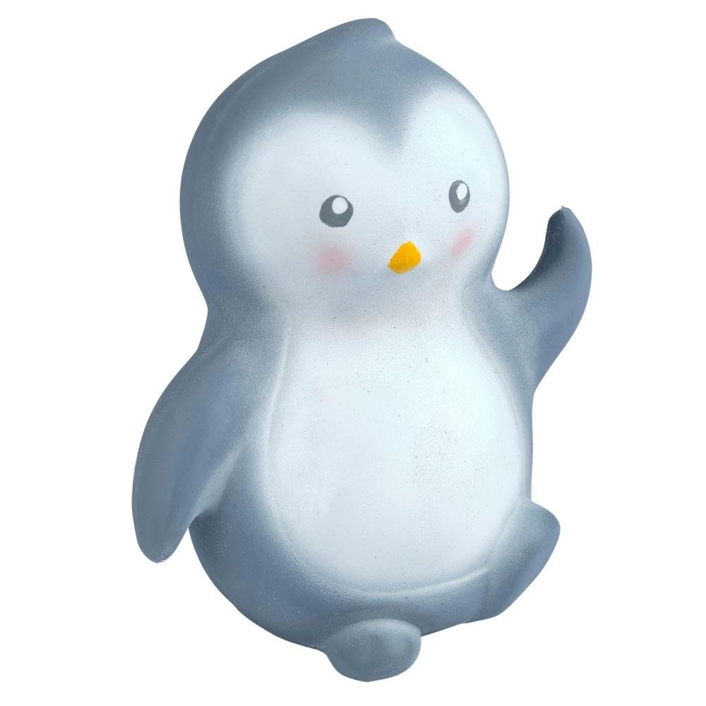 SONAJERO MORDEDOR 100% CAUCHO NATURAL TIKIRI ·PINGÜINO· - Happy Moments Baby