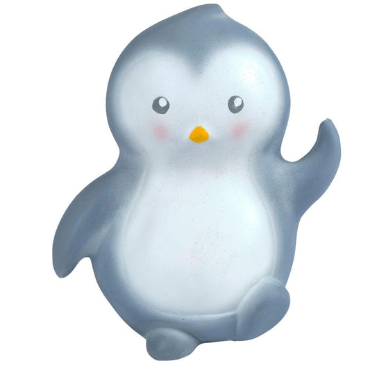 SONAJERO MORDEDOR 100% CAUCHO NATURAL TIKIRI ·PINGÜINO· - Happy Moments Baby