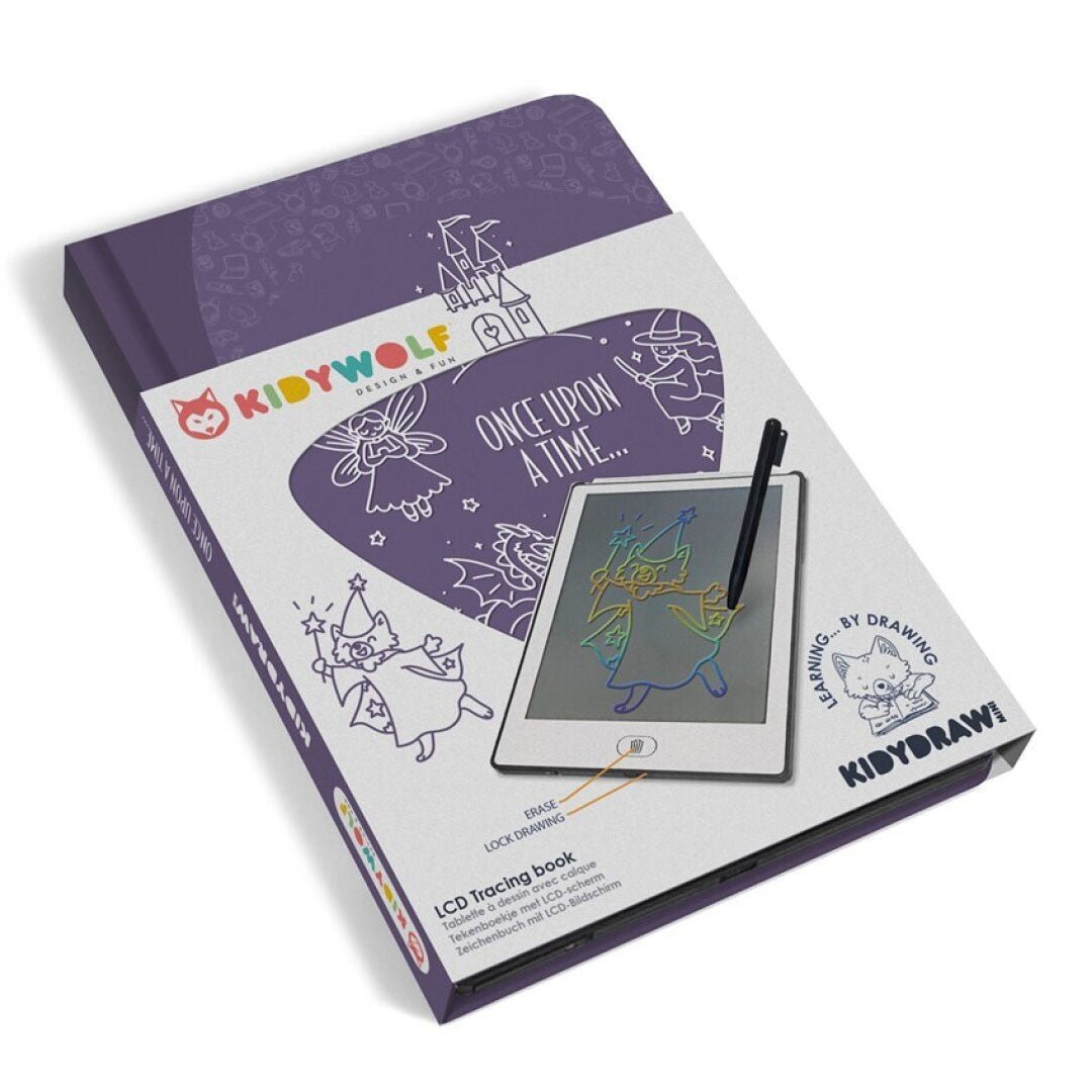 TABLETA DIGITAL DE DIBUJO INFANTIL ·KIDYDRAW MINI ÉRASE UNA VEZ· - Happy Moments Baby