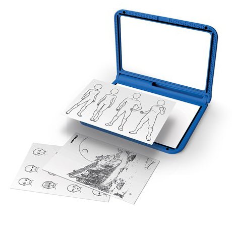 TABLETA DIGITAL LED DE DIBUJO INFANTIL ·KIDYDRAW PRO AZUL· - Happy Moments Baby