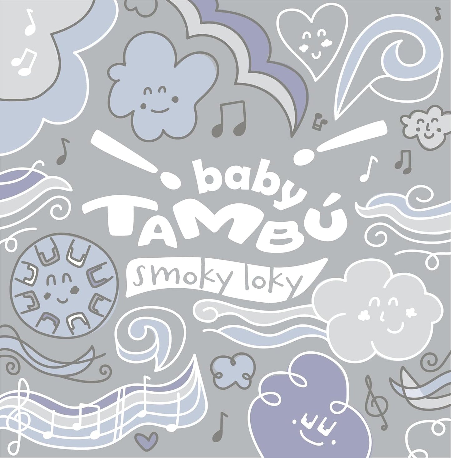 TAMBOR BABY TAMBÚ CON 8 LENGÜETAS METÁLICAS ·SMOKY LOKY· - Happy Moments Baby