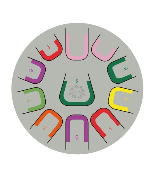 TAMBOR TAMBÚ CON 11 LENGÜETAS METÁLICAS ·GRANDE EARTH HARMONY· - Happy Moments Baby