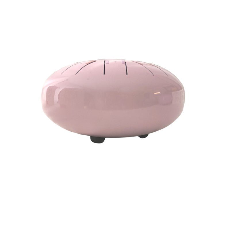 TAMBOR TAMBÚ CON 11 LENGÜETAS METÁLICAS ·ROSA CORAL· - Happy Moments Baby