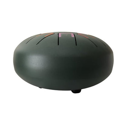 TAMBOR TAMBÚ CON 11 LENGÜETAS METÁLICAS ·VERDE JUNGLA MATE· - Happy Moments Baby