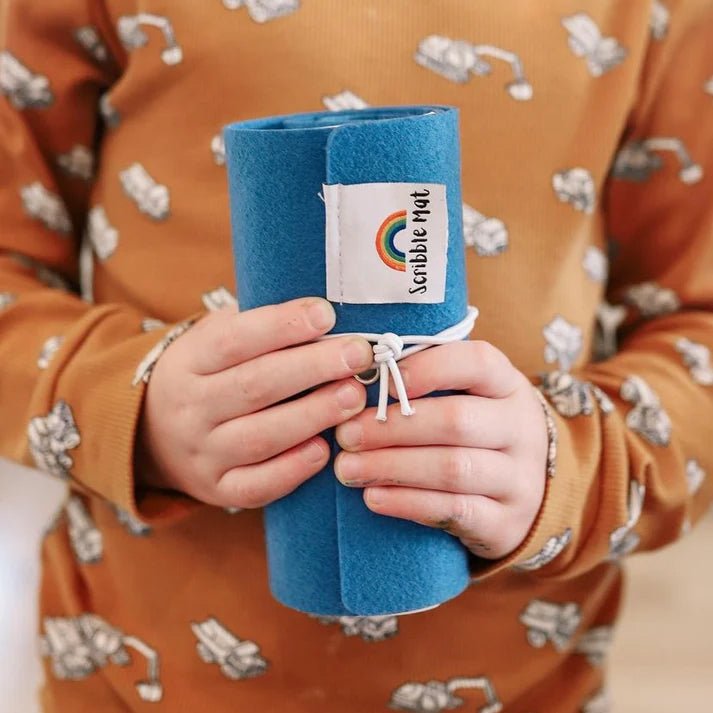 TAPETE DE SILICONA PARA COLORAR ·SCRIBBLE MAT BAJO EL MAR· - Happy Moments Baby