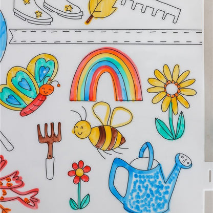 TAPETE DE SILICONA PARA COLORAR ·SCRIBBLE MAT LAS ESTACIONES· - Happy Moments Baby