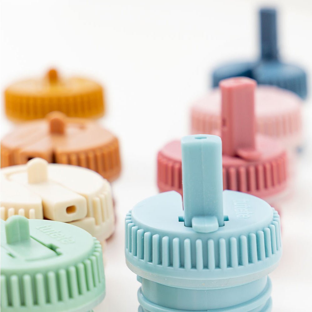 TAPÓN CON BOQUILLA PARA BOTELLA DE ACERO ·LILAC· - Happy Moments Baby