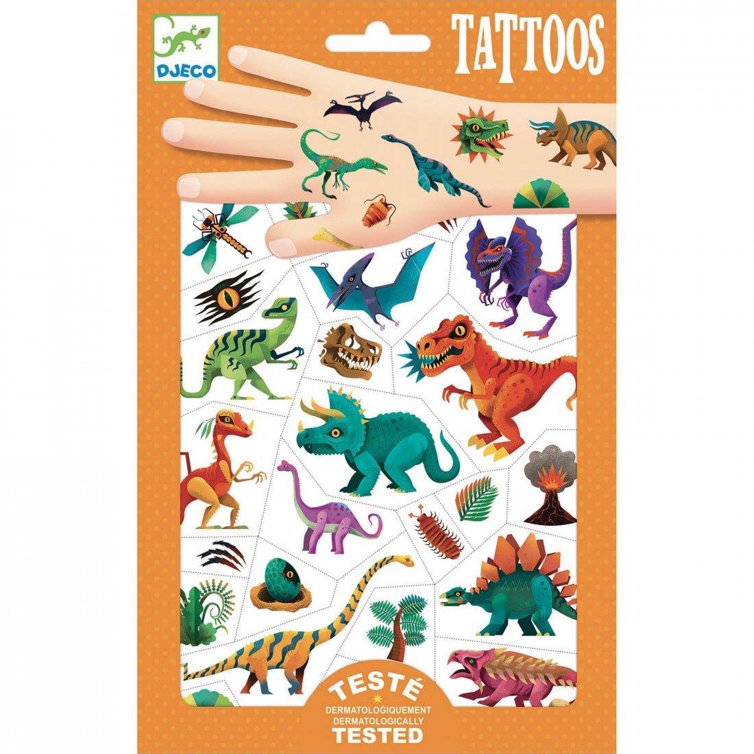 TATUAJES INFANTILES DJECO ·TATTOOS DINO CLUB· - Happy Moments Baby