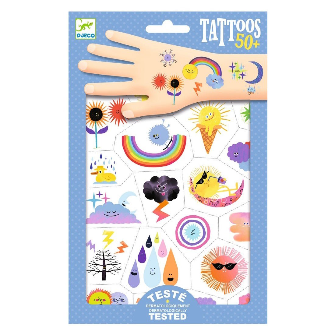 TATUAJES INFANTILES DJECO ·TATTOOS EMOJIS TIEMPO· - Happy Moments Baby