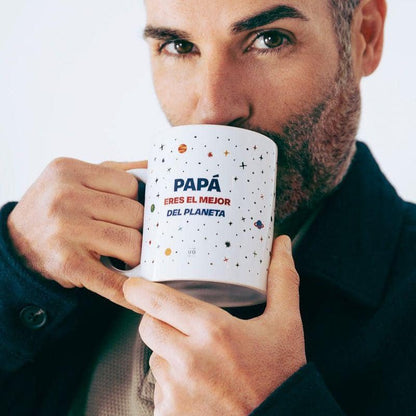 TAZA UO ·PAPÁ, ERES EL MEJOR DEL PLANETA· - Happy Moments Baby