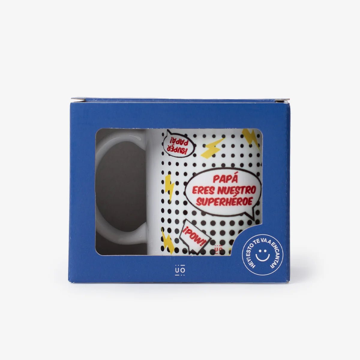 TAZA UO ·PAPÁ ERES NUESTRO SUPERHÉROE· - Happy Moments Baby