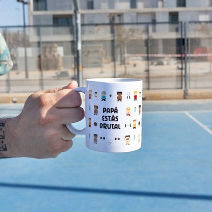 TAZA UO ·PAPÁ ESTÁS BRUTAL· - Happy Moments Baby