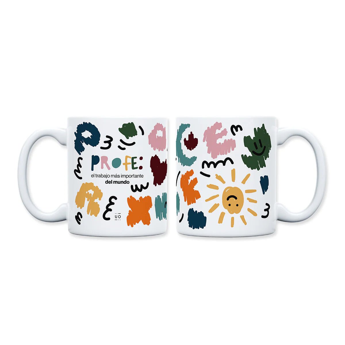 TAZA UO ·PROFE: EL TRABAJO MÁS IMPORTANTE DEL MUNDO· - Happy Moments Baby