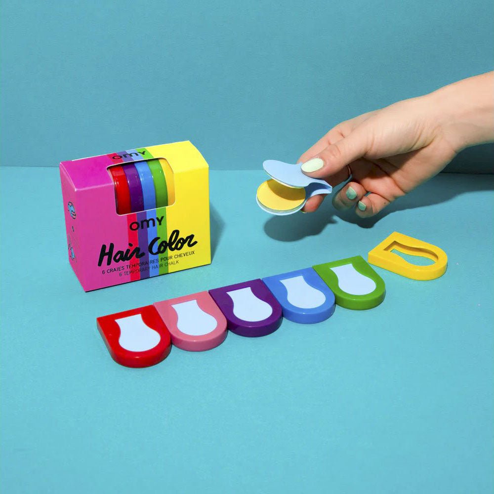 TIZAS TEMPORALES PARA EL PELO OMY - Happy Moments Baby