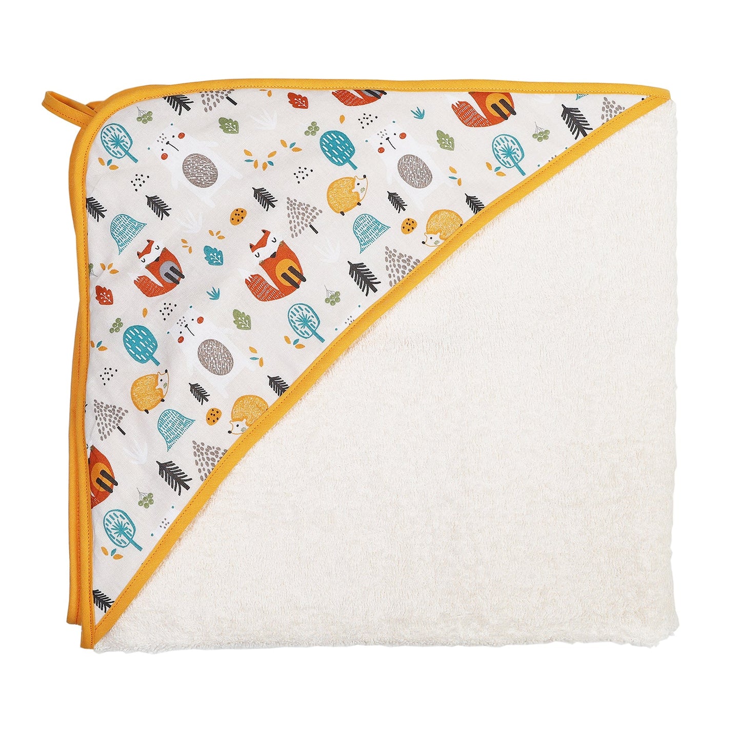 TOALLA CAPA DE BAÑO XL BEBÉ ·FOREST· - Happy Moments Baby