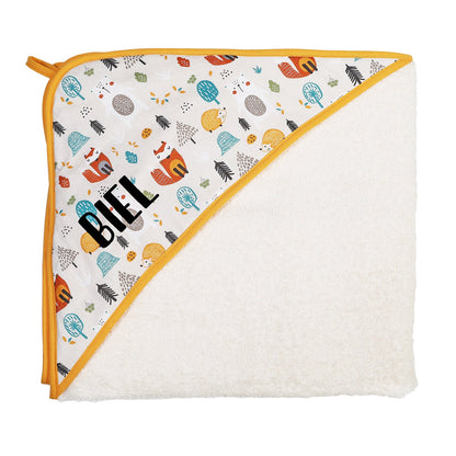 TOALLA CAPA DE BAÑO XL BEBÉ ·FOREST· - Happy Moments Baby