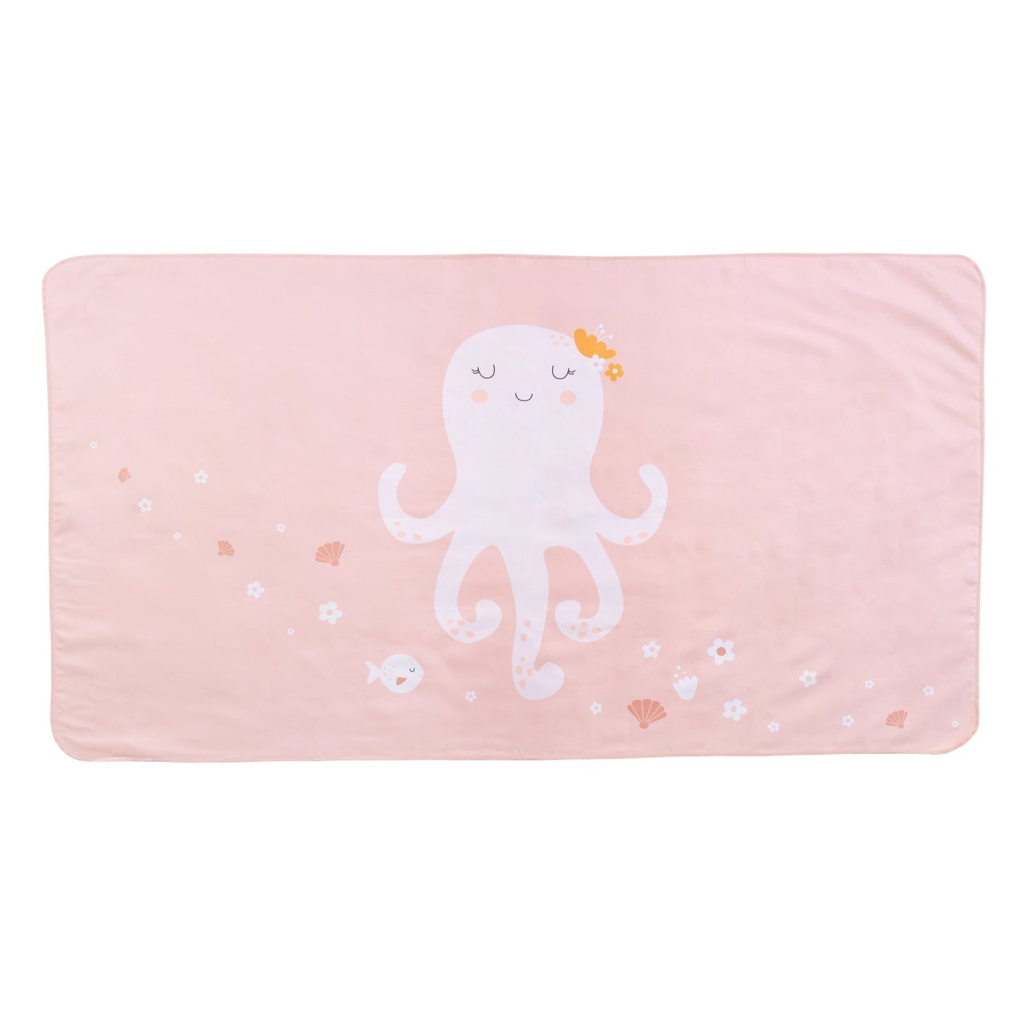 TOALLA PLAYA MICROFIBRA INFANTIL ·JOLIE THE OCTOPUS· - Happy Moments Baby