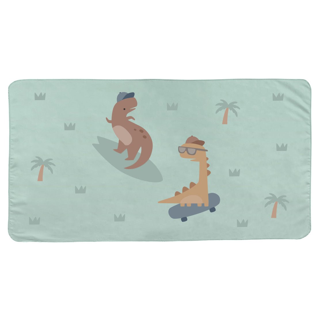 TOALLA PLAYA MICROFIBRA TUTETE ·COOL DINOS· - Happy Moments Baby