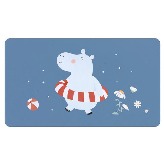 TOALLA PLAYA MICROFIBRA TUTETE ·HIPPOS· - Happy Moments Baby