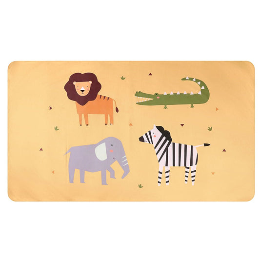 TOALLA PLAYA MICROFIBRA TUTETE ·WILD ANIMALS· - Happy Moments Baby