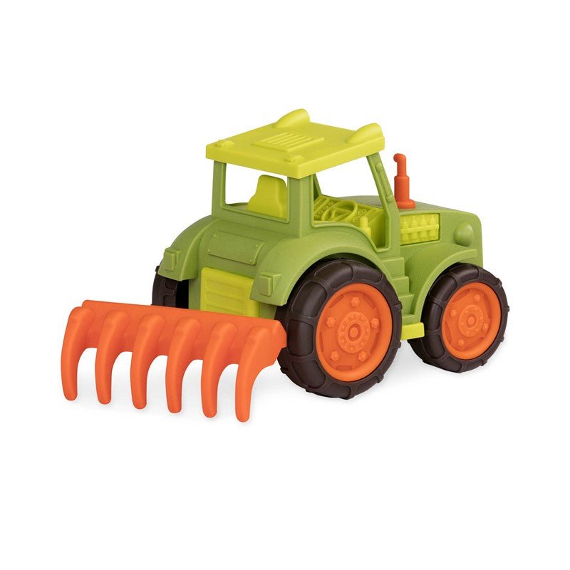 TRACTOR CON ARADO JUGUETE BTOYS - Happy Moments Baby