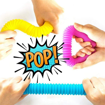 TUBOS FLEXIBLES TOOB - X ·8 PIEZAS TAMAÑO L· - Happy Moments Baby