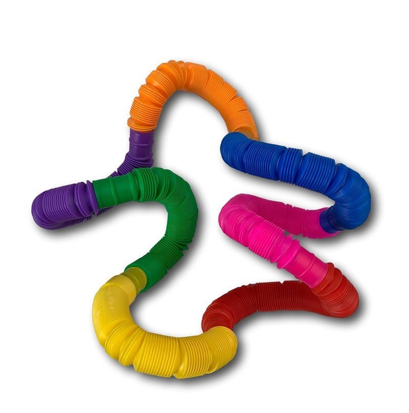 TUBOS FLEXIBLES TOOB - X ·8 PIEZAS TAMAÑO L· - Happy Moments Baby