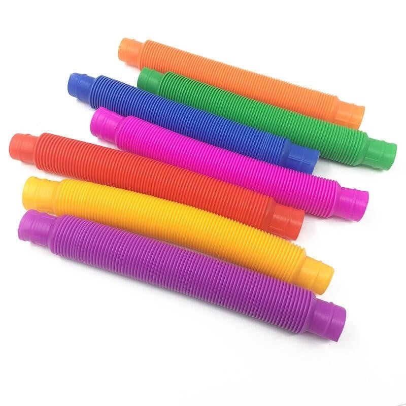 TUBOS FLEXIBLES TOOB - X ·8 PIEZAS TAMAÑO L· - Happy Moments Baby
