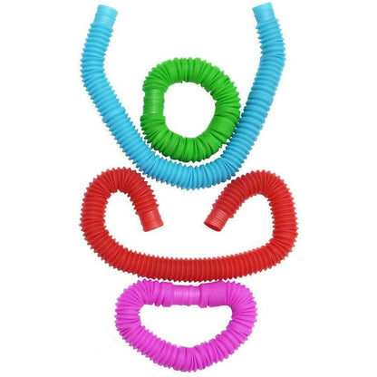 TUBOS FLEXIBLES TOOB - X ·8 PIEZAS TAMAÑO L· - Happy Moments Baby