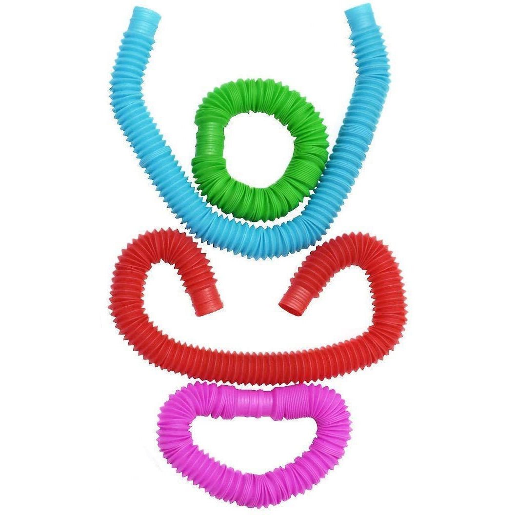 TUBOS FLEXIBLES TOOB - X ·8 PIEZAS TAMAÑO L· - Happy Moments Baby