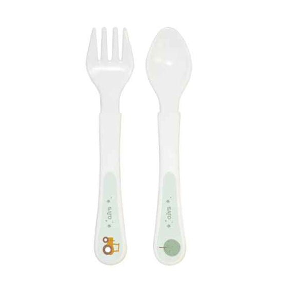 VAJILLA INFANTIL 5 PIEZAS SARO MICROONDAS ·FUNNY FARM· - Happy Moments Baby