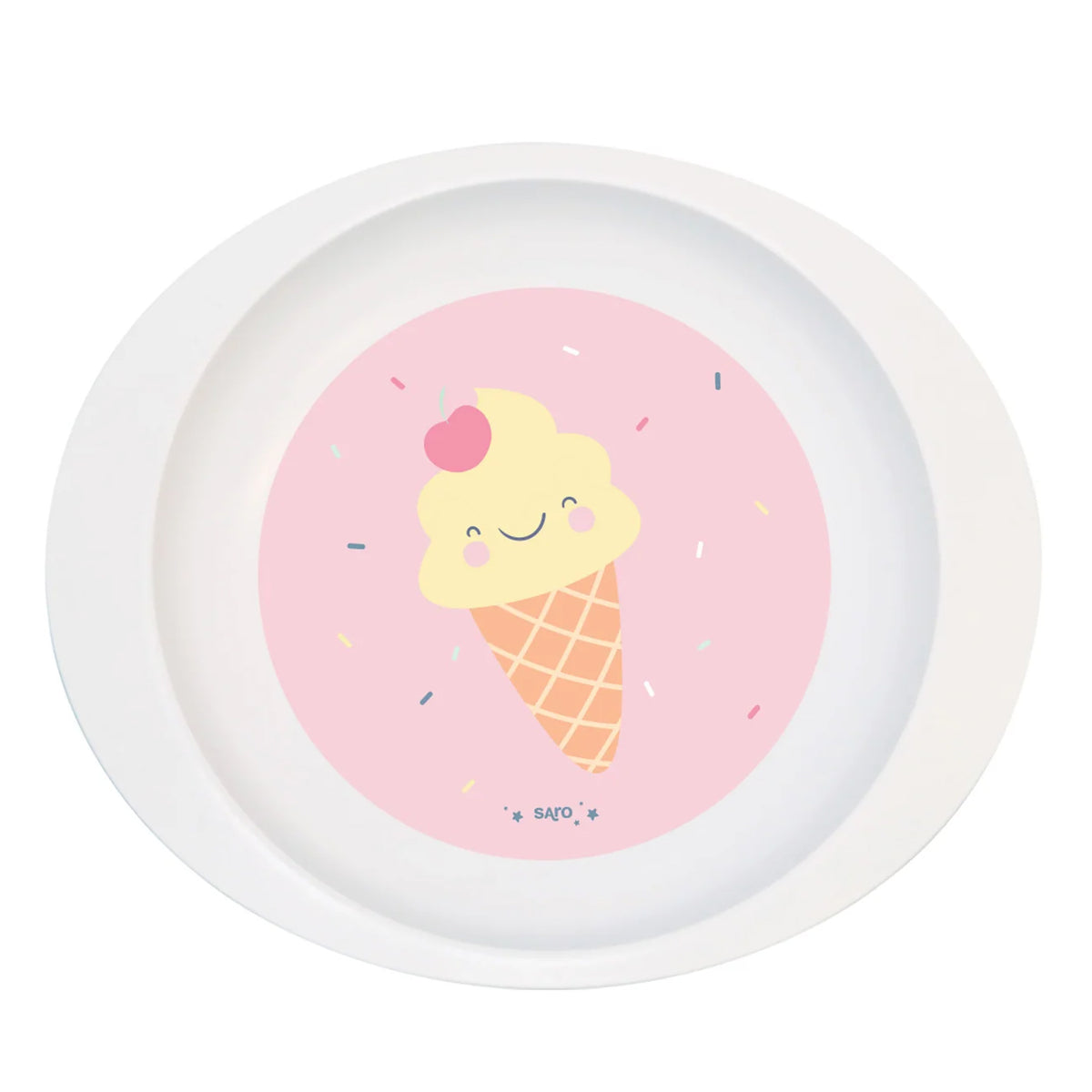 VAJILLA INFANTIL 5 PIEZAS SARO MICROONDAS ·ICE CREAM·