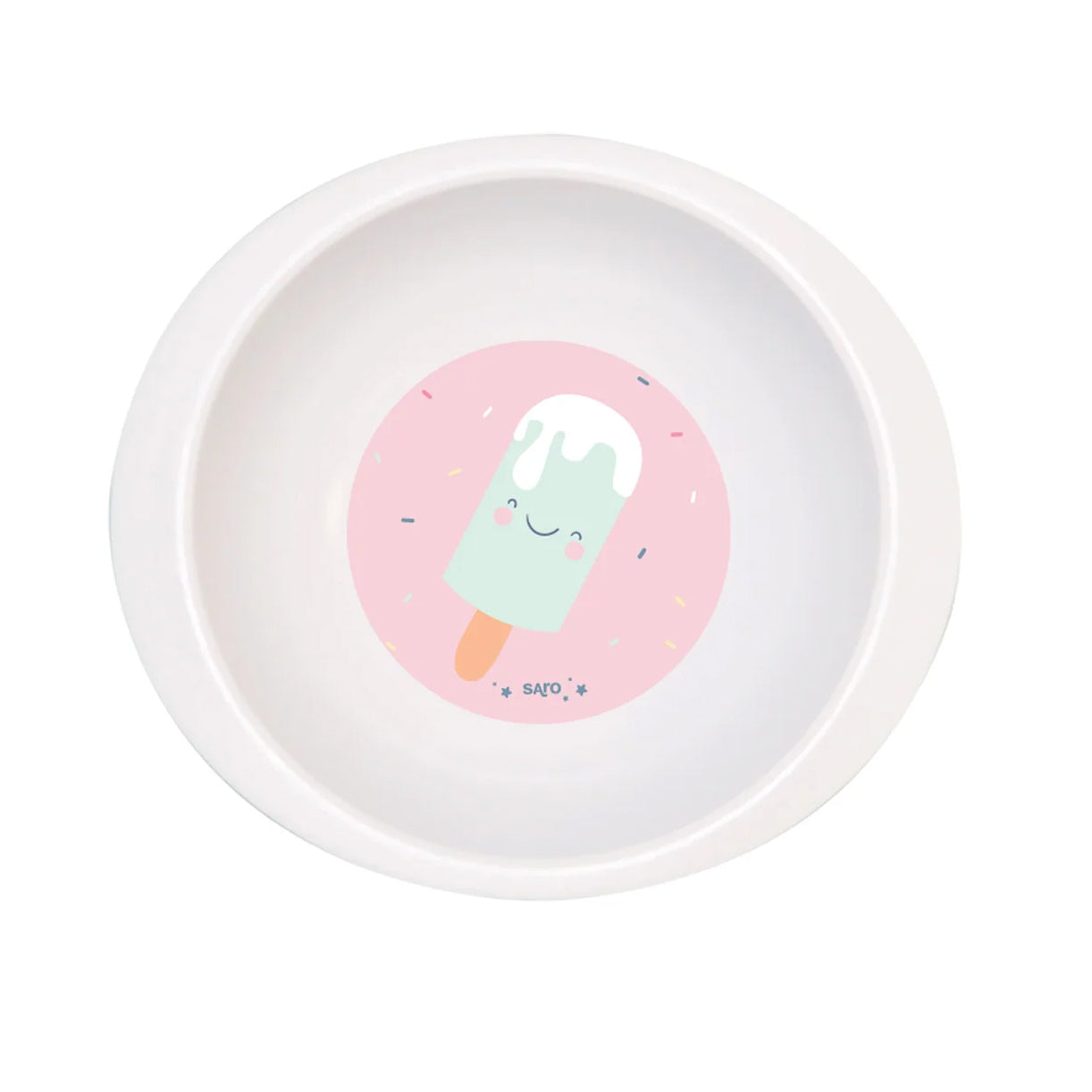 VAJILLA INFANTIL 5 PIEZAS SARO MICROONDAS ·ICE CREAM·