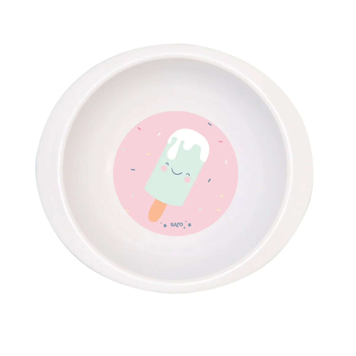 VAJILLA INFANTIL 5 PIEZAS SARO MICROONDAS ·ICE CREAM·
