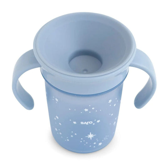 VASO 360º ANTIGOTEO ·AMAZING CUP AZUL· - Happy Moments Baby