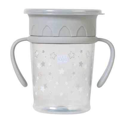 VASO 360º ANTIGOTEO ·AMAZING CUP GRIS· - Happy Moments Baby