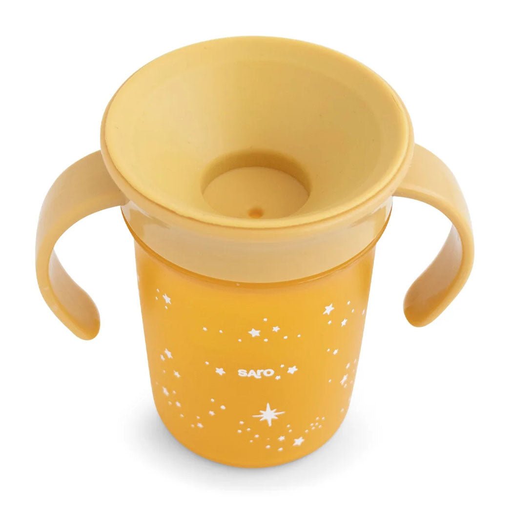 VASO 360º ANTIGOTEO ·AMAZING CUP MOSTAZA· - Happy Moments Baby