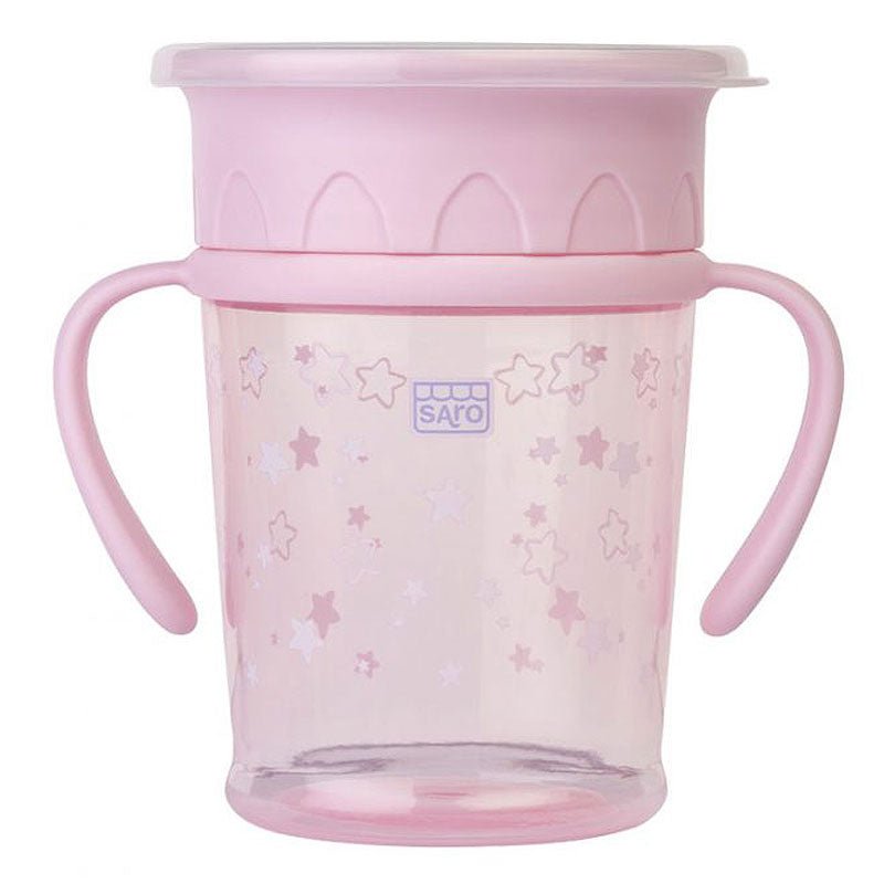 VASO 360º ANTIGOTEO ·AMAZING CUP ROSA· - Happy Moments Baby