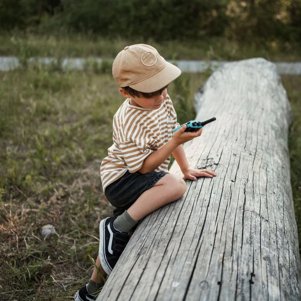 WALKIE TALKIES RECARGABLES DE KIDYWOLF ·KIDYTALK AZUL - ROJO· - Happy Moments Baby