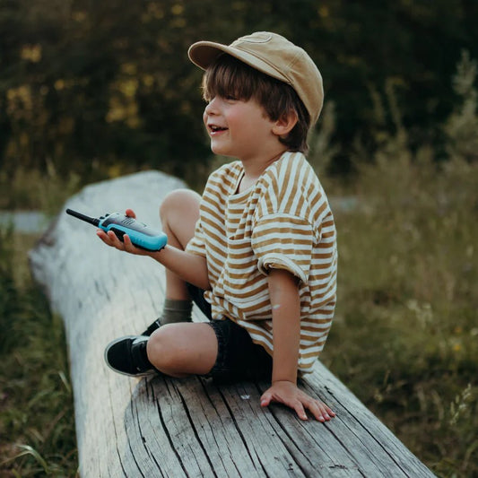 WALKIE TALKIES RECARGABLES DE KIDYWOLF ·KIDYTALK AZUL - ROJO· - Happy Moments Baby