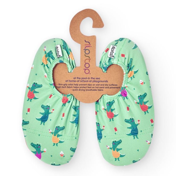 ZAPATILLAS ANTIDESLIZANTES SLIPSTOP BTBOX ·COCODRILOS· - Happy Moments Baby
